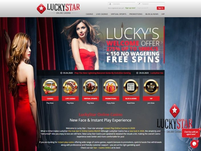 Experience Thrills Lucky Star 123 Club Login Casino